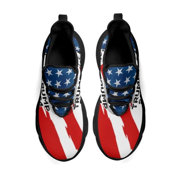 America flag trump tennis shoes