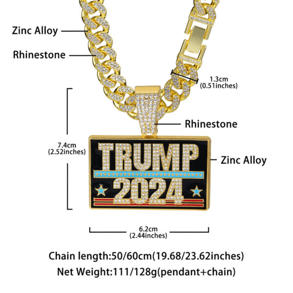 Trump Pendant Necklace